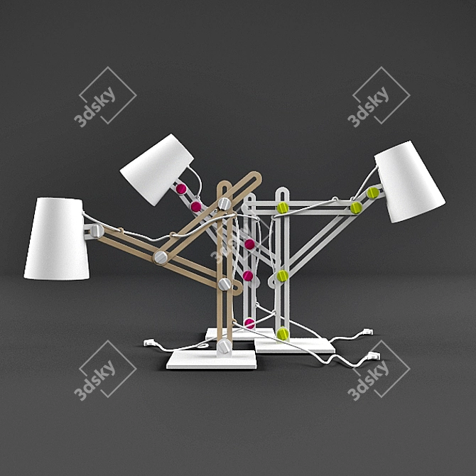 Mantra Looker Table Lamp 3D model image 2