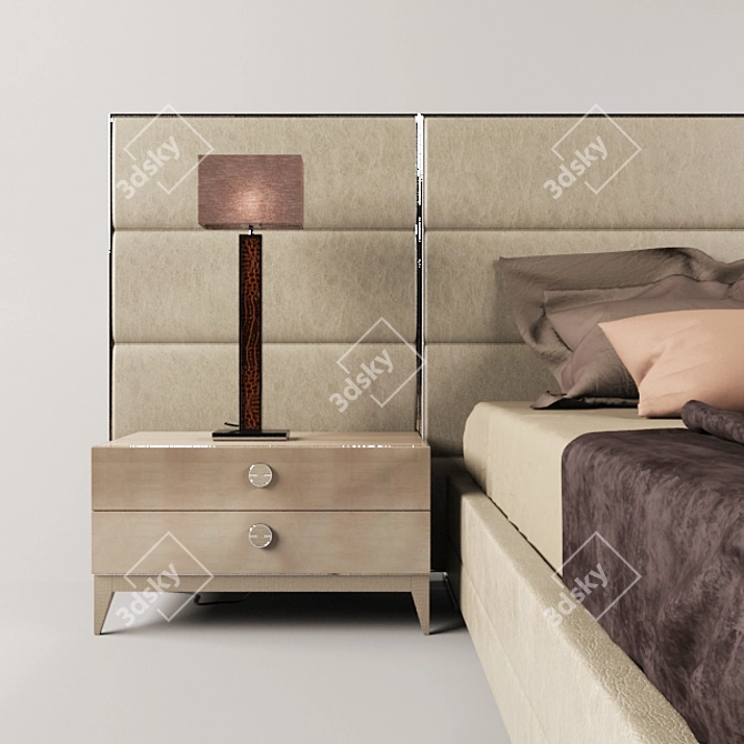 Malerba "M Place" Bed Set 3D model image 2