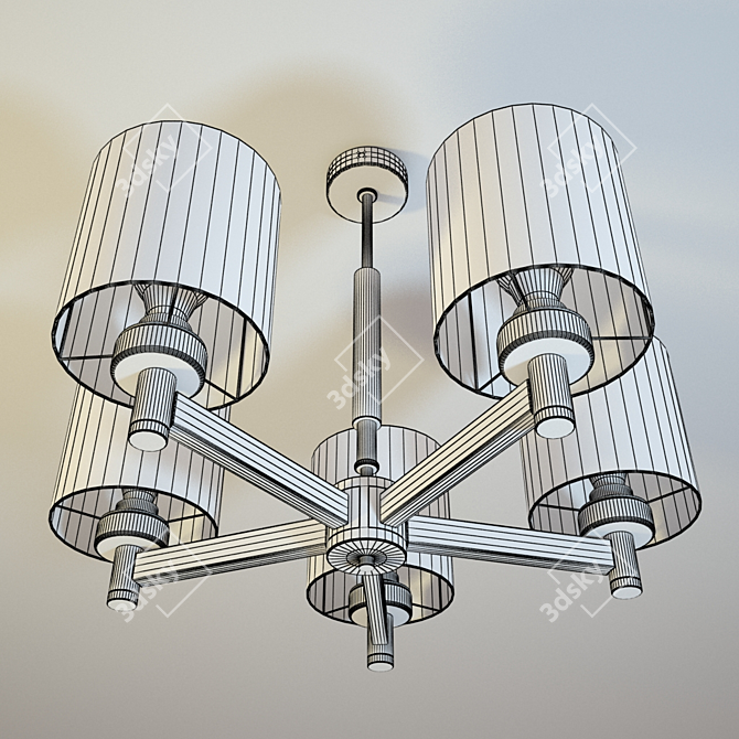 Alfa Lozano Pendant and Wall Sconce Set 3D model image 2