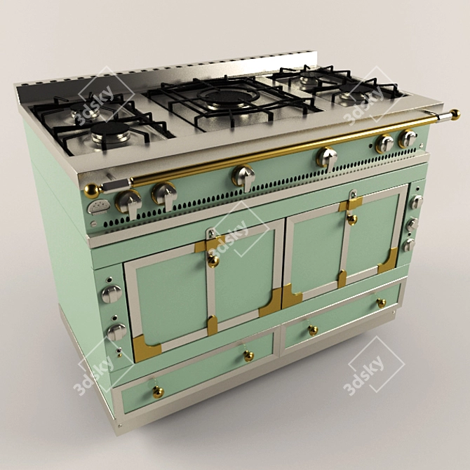 Polygon Cooker 3D model image 1