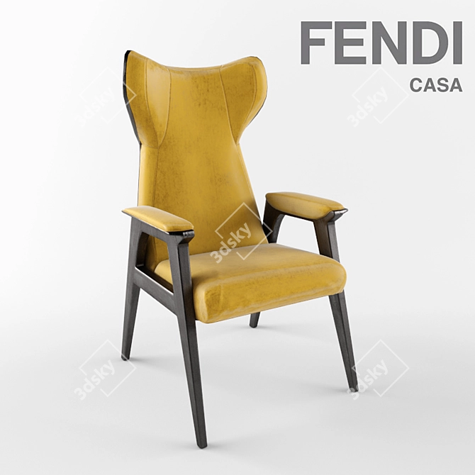 Cerva Fendi Casa Chair 3D model image 1