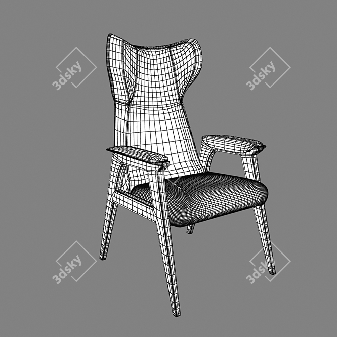 Cerva Fendi Casa Chair 3D model image 2