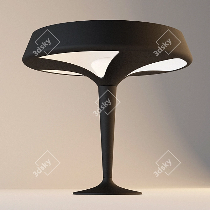 Title: Nordic Glow Desk Lamp 3D model image 1