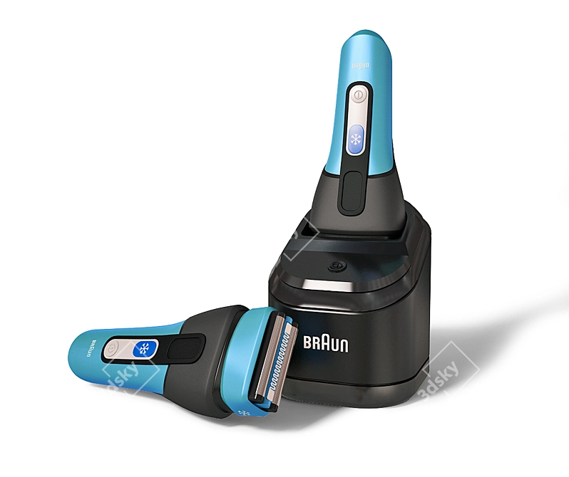 CoolTec Electric Shaver: Ultimate Grooming Experience 3D model image 1