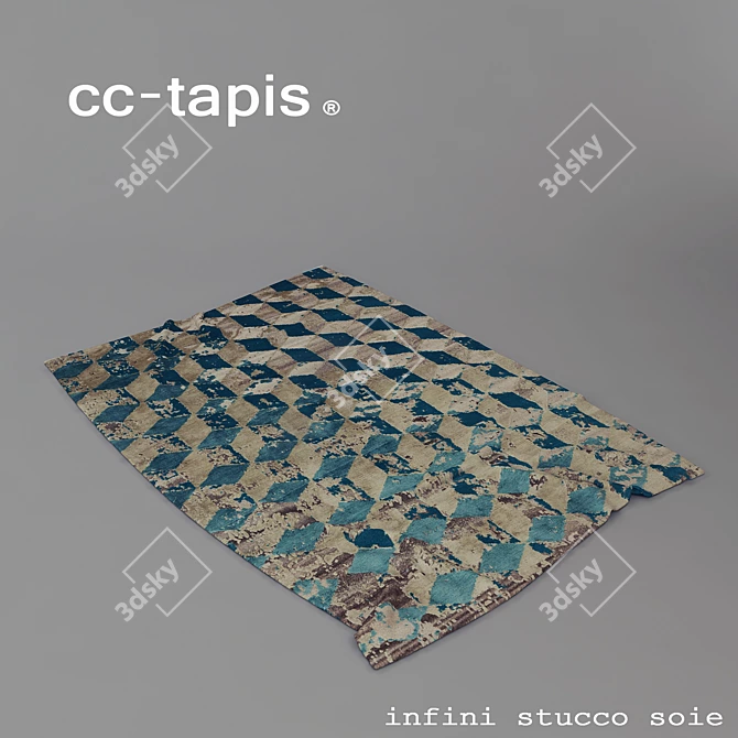 Infinite Silk Stucco: cc-tapis Carpet 3D model image 1