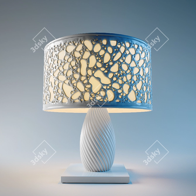 Artisan Table Lamp 3D model image 1