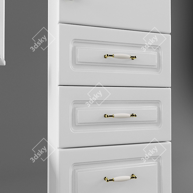 Bathroom Furniture Set 3D model image 3