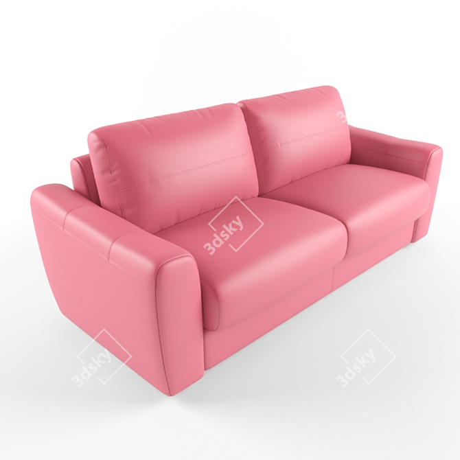 Marinelli Carbone - Luxury Leather Sofa 3D model image 2