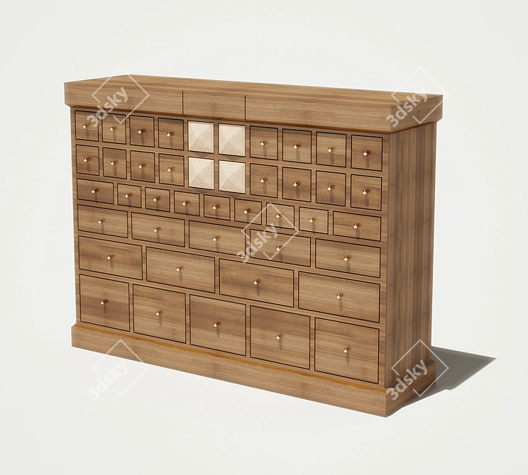 Sallaro Locker: Modern Italian Design 3D model image 1