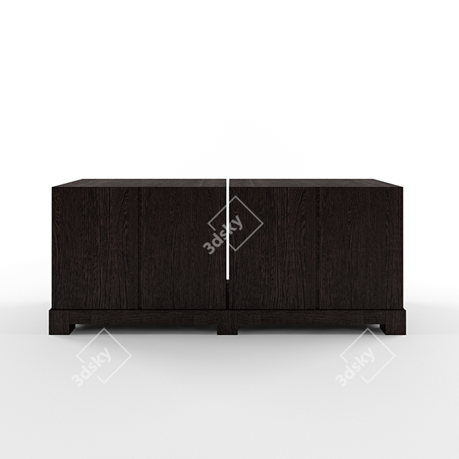 Meridiani Douglas TV Cabinet 3D model image 3