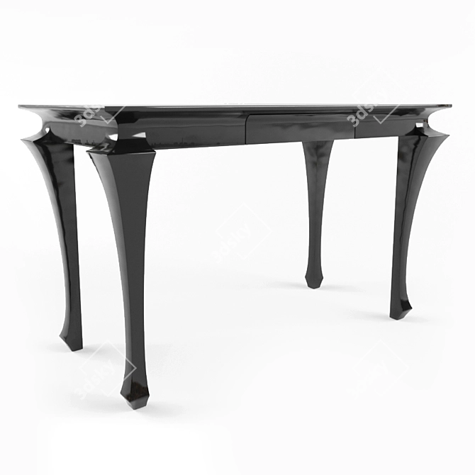 CIGNO Dressing Table: Elegant and Functional 3D model image 1