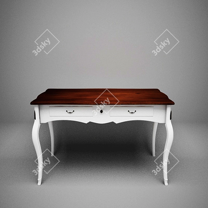 Mirandola Desk - Functional and Stylish 3D model image 1