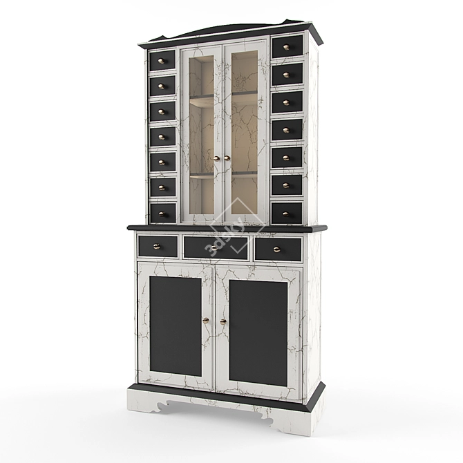 SpaceMax 1100x450x2200 Storage Cabinet 3D model image 1