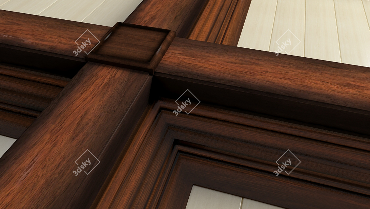 Customizable Ceiling Panel with 600x600 Cell Size 3D model image 2