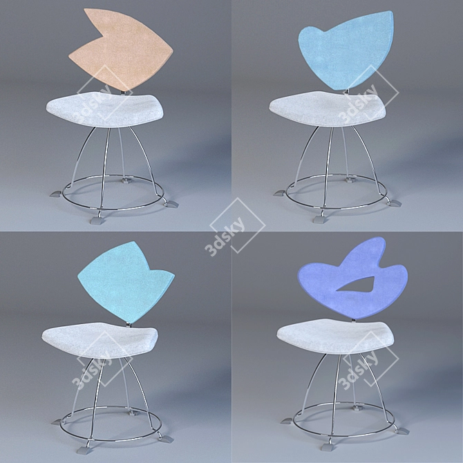 IL loft Mambo: Modern Style Chairs 3D model image 3