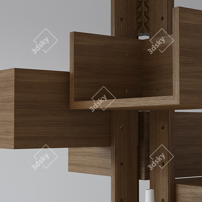 Poltrona Frau Alberto Bookcase 3D model image 2