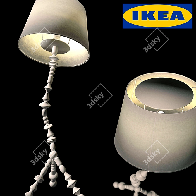 Versatile Floor Lamp for Any Interior 3D model image 1