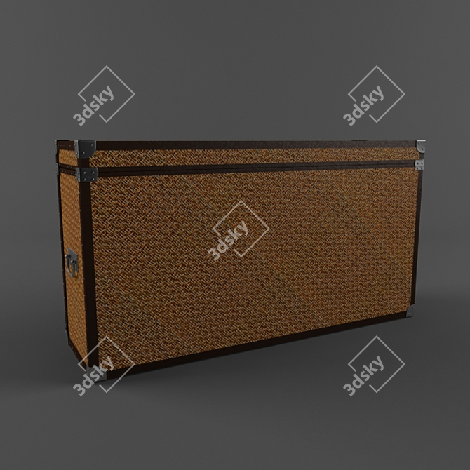 Vintage Chest of Drawers 3D model image 1