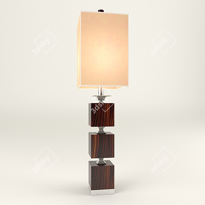 Elegant Century Table Lamp 3D model image 1