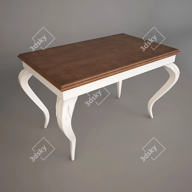 Italian Villa-Nova Riva Table 3D model image 1