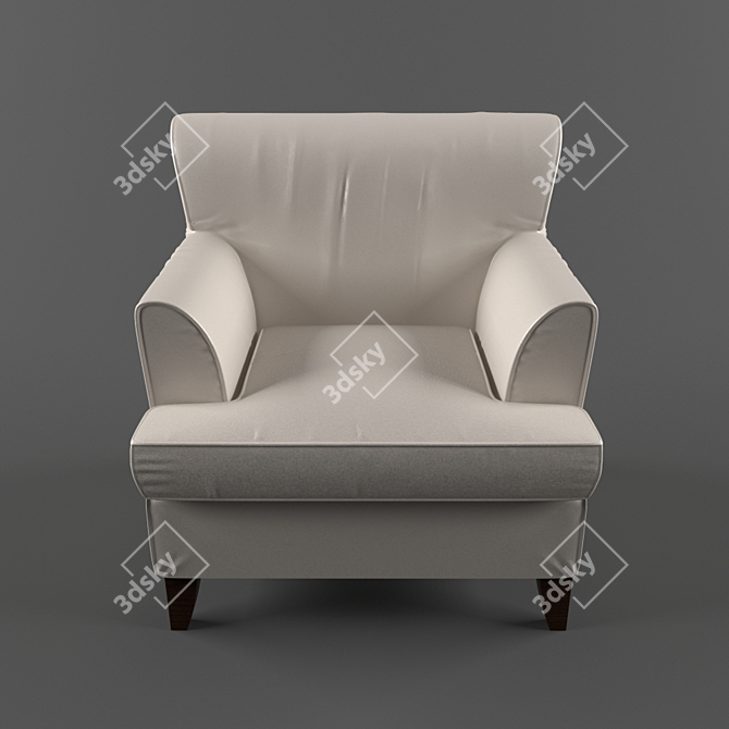 Marianne Armchair: Classic Comfort and Style 3D model image 2