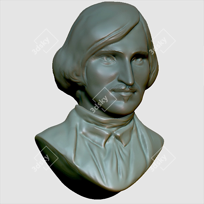 Nikolai Gogol: Russian Literary Icon 3D model image 1