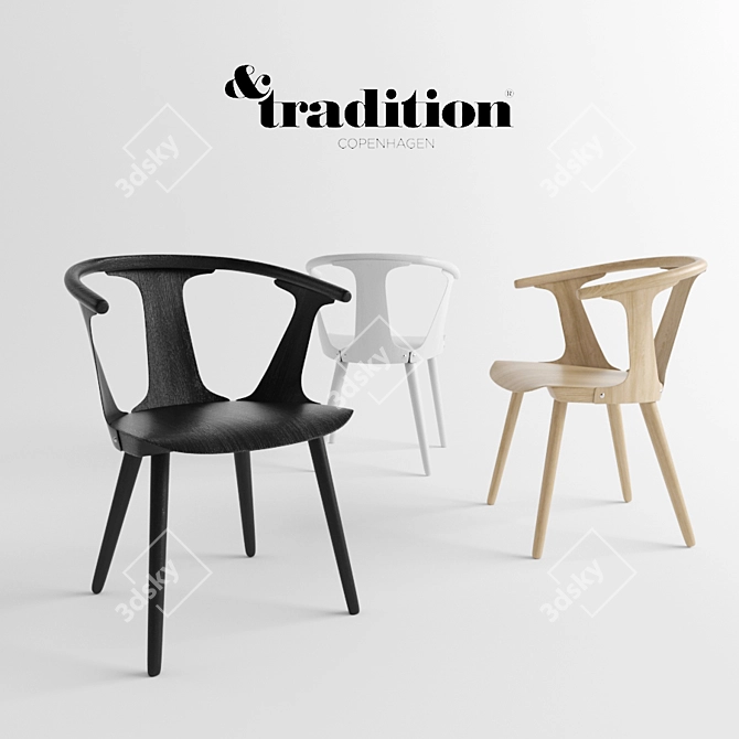 Nordic Minimalism: In Between Chair 3D model image 1