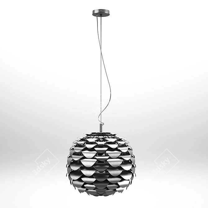 Boule Nova Chandelier: Stylish Lighting Solution 3D model image 3