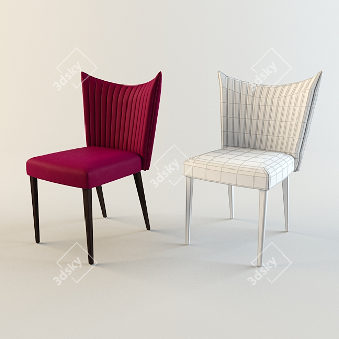 Elegant Milady Chair by Costantini Pietro 3D model image 1