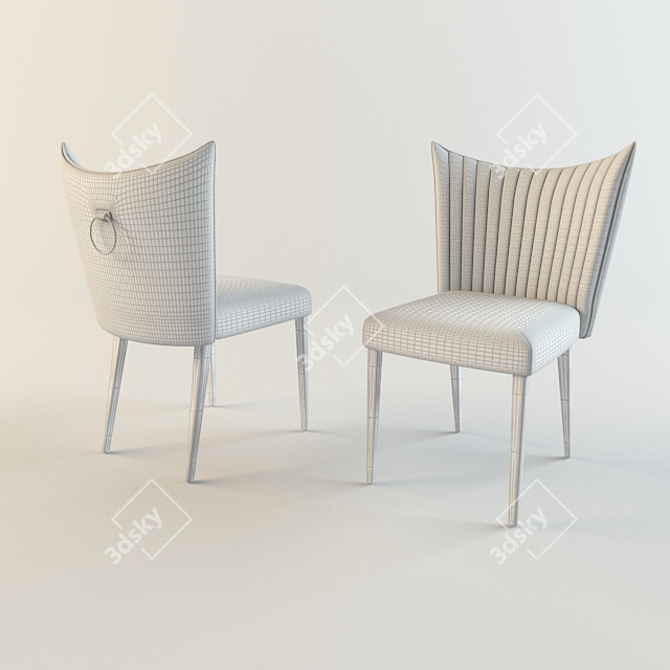 Elegant Milady Chair by Costantini Pietro 3D model image 2