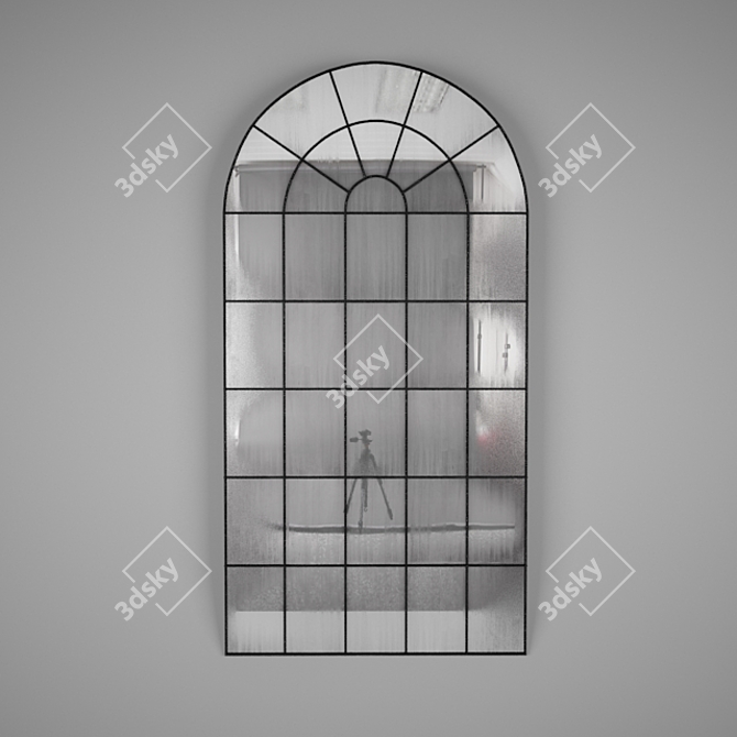 Stained Glass Mirror 3D model image 1