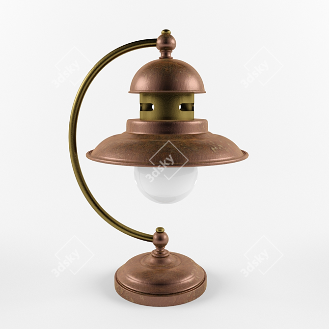 Elegant Falb California RV Lamp 3D model image 1