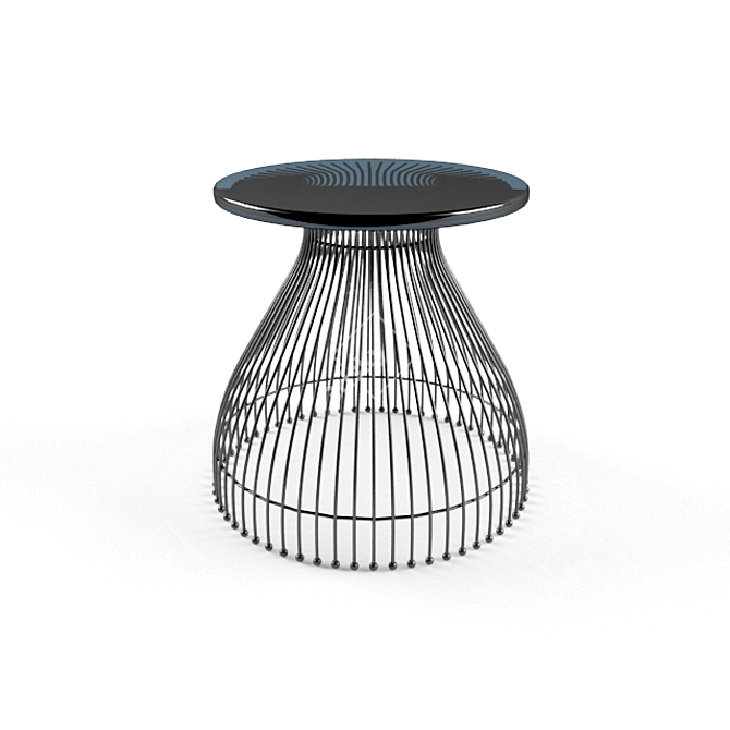 Modern Material Stool 3D model image 1