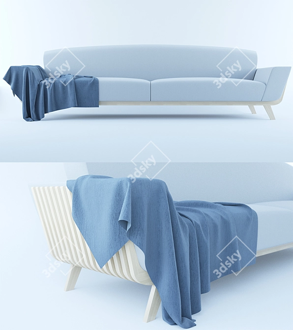 Cozy Couch Caddy 3D model image 1