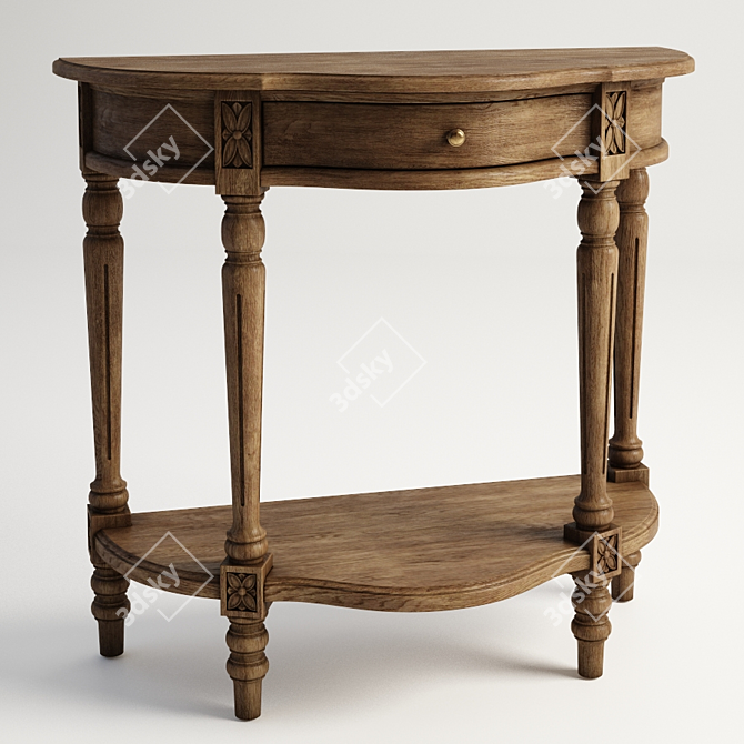 Gramercy Home Jenna Console 512.019-2N7 3D model image 1