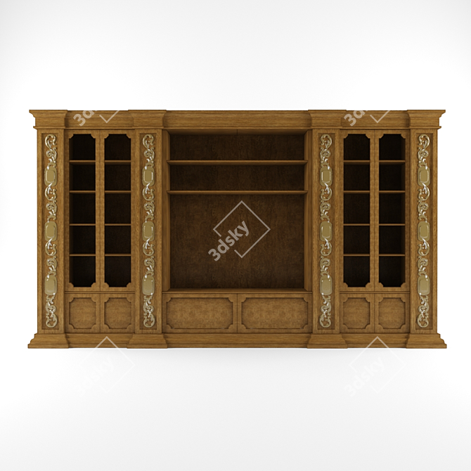 Elegant Bertele Cabinet 3D model image 1