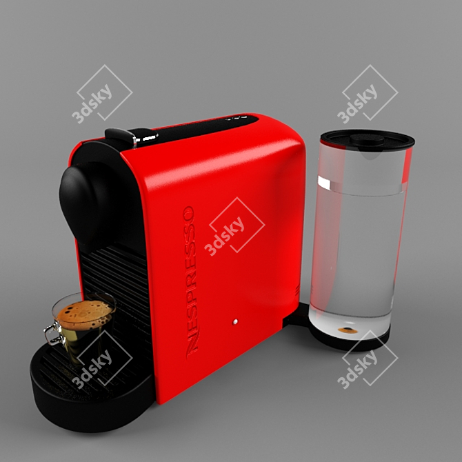 Sleek Compact Nespresso U Machine 3D model image 1