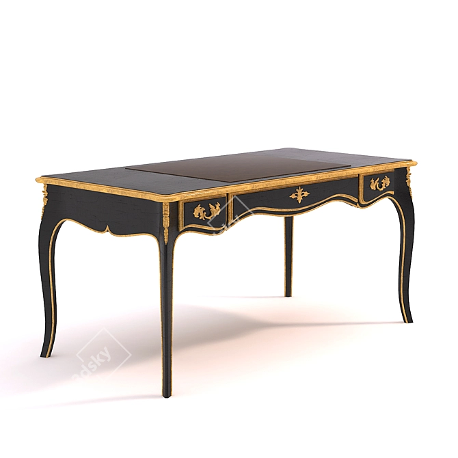 Italian Luxury: SELVA Desk Benedikt 3D model image 1