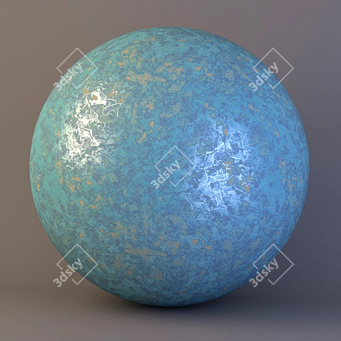 Color-Changing Decorative Plaster 3D model image 1