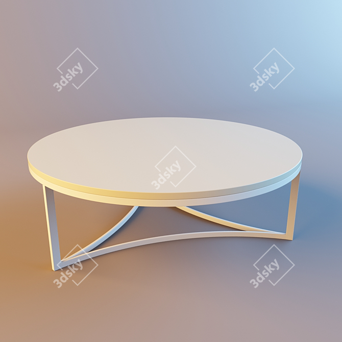 Wide Loop Coffee Table 3D model image 1