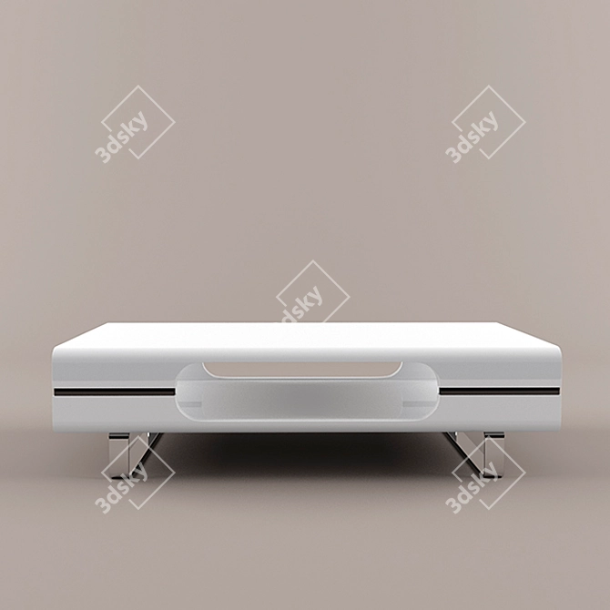 Sleek Spazio Coffee Table 3D model image 2