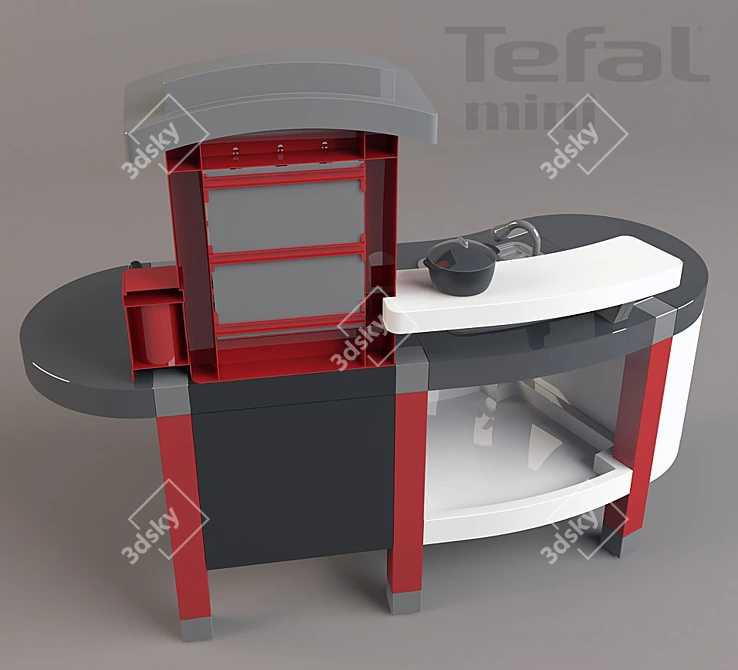 Mini Tefal Kids' Kitchen 3D model image 2