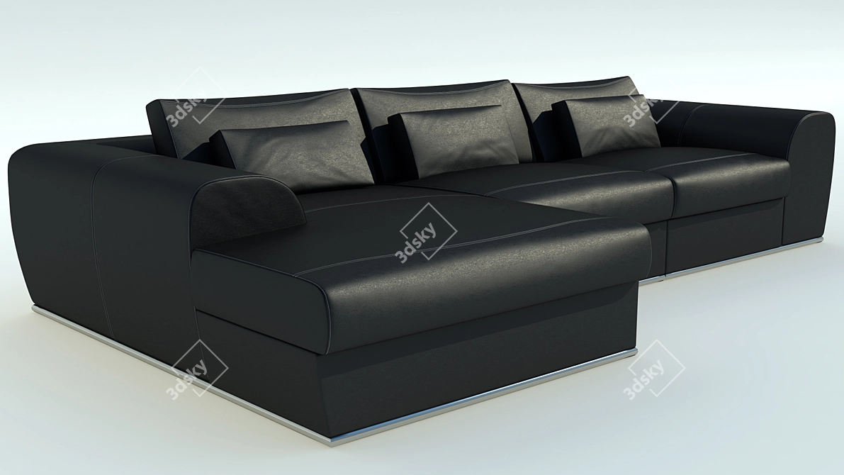 Kler Sinfonia: Luxurious Polish Sofa 3D model image 1