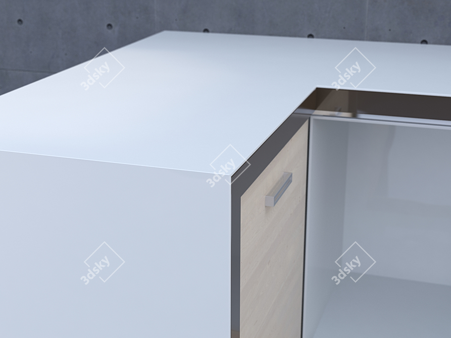 Title: Modular Kitchen Assembly Kit 3D model image 3