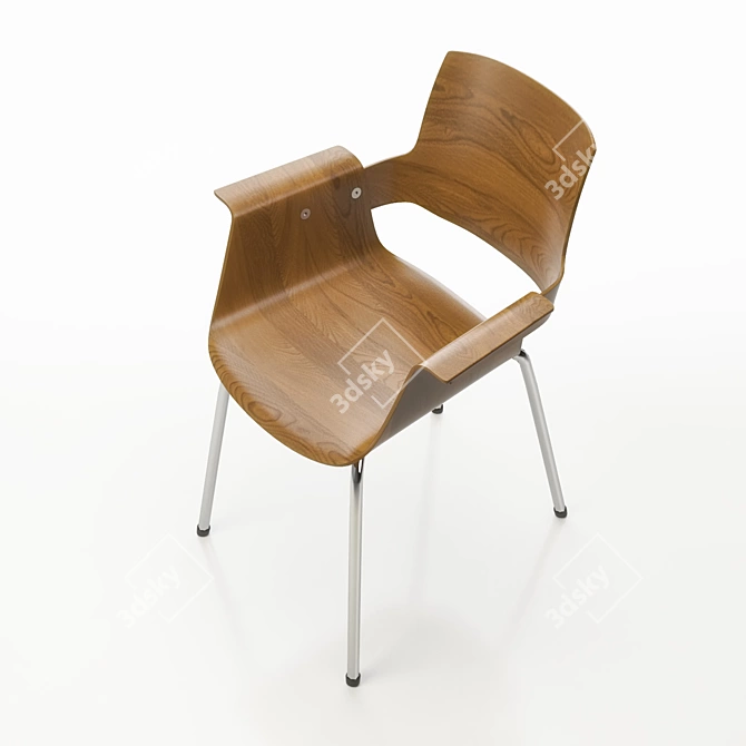 Elegant Christophe Marchand Chair 3D model image 2