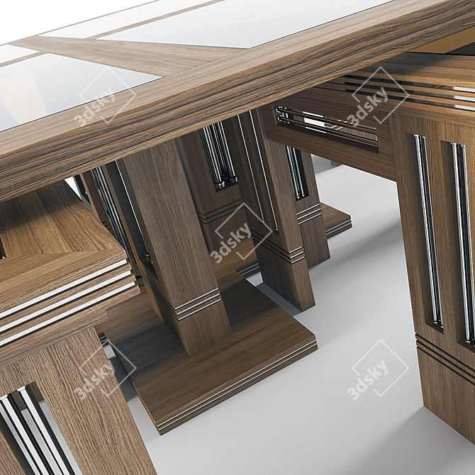 Russian-English Translation 
Title: Midpoint Coffee Table 3D model image 3