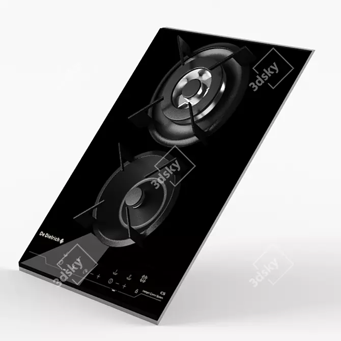 Sleek Gas Hob: De Dietrich 3D model image 1