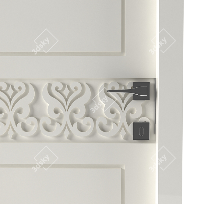 Italian Crafted Doors 3D model image 2