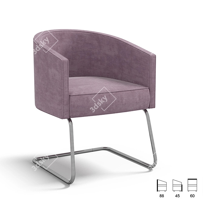 ErgoFlex Office Chair: Included Textures 3D model image 1
