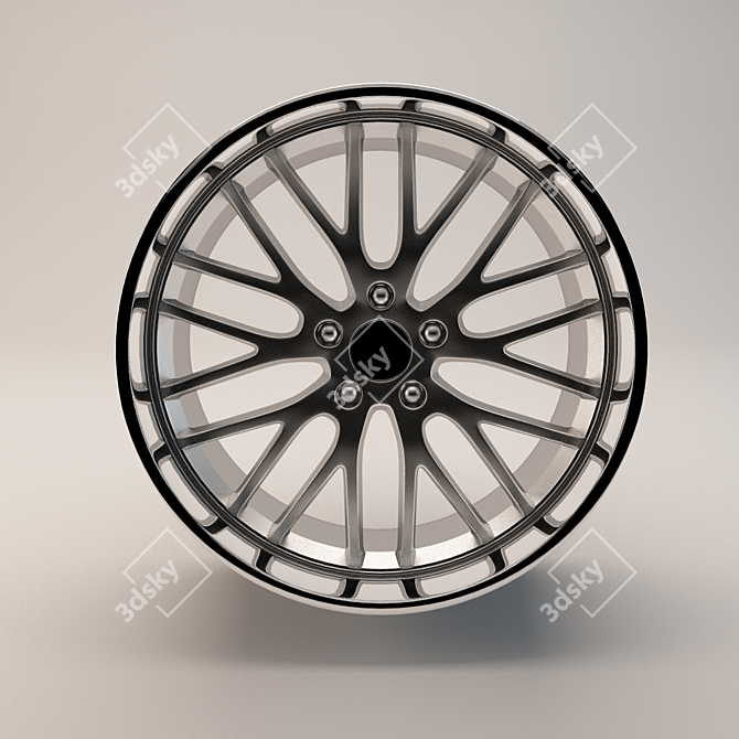 TSW Snetterton Alloy Wheel 3D model image 2